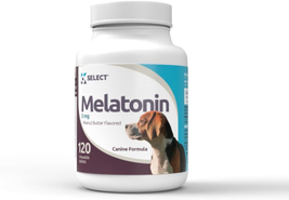 K9 Select 3Mg Melatonin for Dogs - Adrenal Support and Sleep Support - 120 Peanu - £17.99 GBP