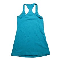 Lululemon Fitted Tank Shirt Womens 4 Blue Lightweight Athletic Casual - £26.95 GBP