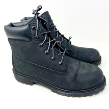 Timberland 6 inch Premium Boots Youth Size 6.5 Abrasion Proof Black 34975 - £19.91 GBP