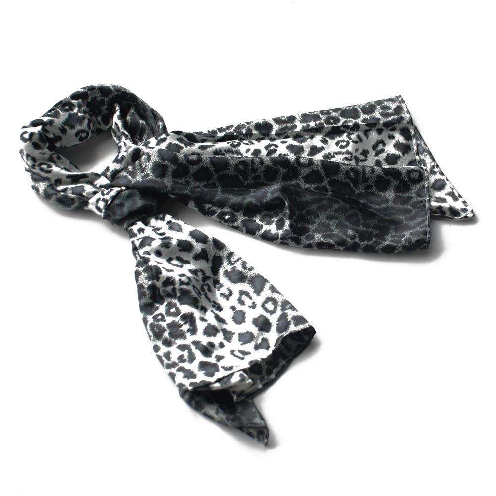 Elegant Stylish Leopard Design Natural Silk Scarf(Large)