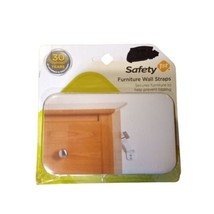 Safety 1st 2 Pack Furniture Wall Straps For Babies Toddlers Kids 11014 N... - £7.43 GBP