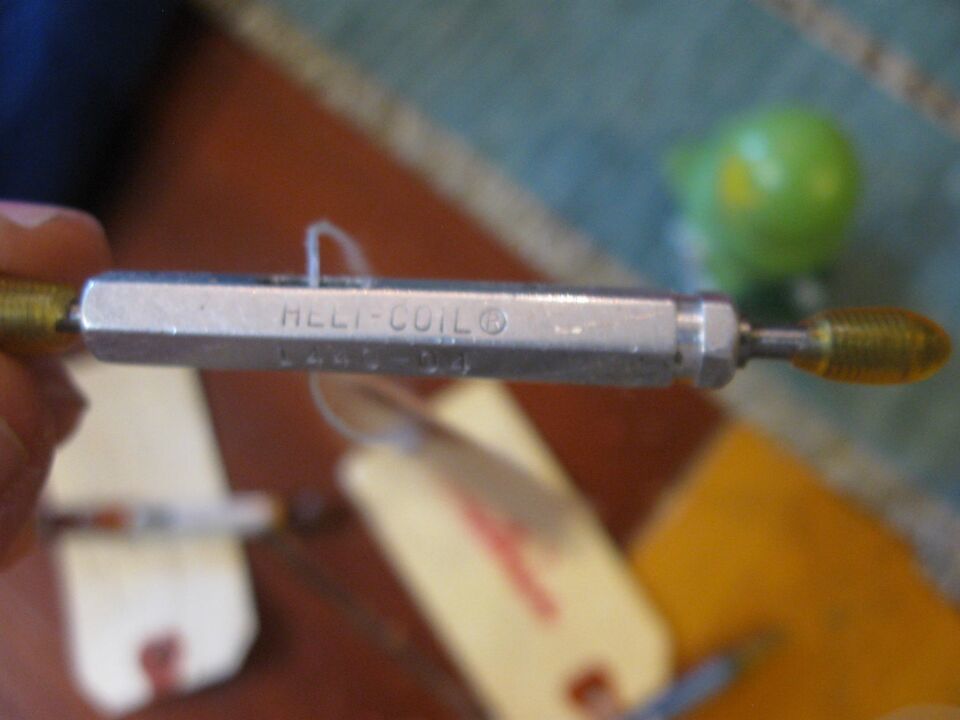 Heli-Coil Miniature Plug Gage Set Machinist GO- .1283 ; No-Go- .1308 # 4... - $37.99