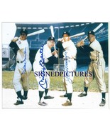 DUKE SNIDER JOE DIMAGGIO MICKEY MANTLE AND WILLIE MAYS AUTOGRAPHED 8x10 ... - £14.93 GBP