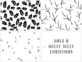 Crafter&#39;s Workshop Layered Card Stencil 8.5&quot;X11&quot;-A2 Layered Holly Background TCW - £23.73 GBP