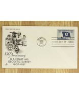 US Postal History Cover FDC 1957 150th Anniversary US Coast Geodetic Sur... - £9.97 GBP