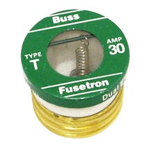 1 T30 Edison Base 30 amp PLUG FUSE GREEN Dual Element Time Delay TYPE T ... - $18.31