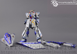 ArrowModelBuild Nu Gundam Metal Built &amp; Painted RG 1/144 Model Kit - £586.37 GBP