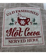 New St Nicholas Square Dish Towel ~Hot Cocoa Served Here ~ - $186.21 MXN