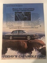 1985 Chevrolet Caprice Classic Car Vintage Print Ad Advertisement pa12 - $6.92