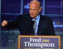 FRED THOMPSON SIGNED RP PHOTO PRESIDENTIAL CANDIDATE - £10.45 GBP