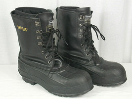 Servlis Thermolite Men&#39;s Safety Boots w/ Liner  - Steel Shank / Toe Size 10 - £19.95 GBP