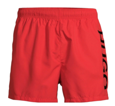Hugo Boss Men&#39;s Red Black Logo Shorts Beach Athletic Swim Sz 2XL - £54.67 GBP