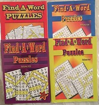 Lot of 4 Vision St. Find A Word Puzzles Word-Finds Search-A-Word Circle-A-Word S - £13.94 GBP