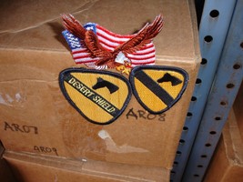 First Cav Patch 2  One America Eagle patch 3 patches in set - $11.87