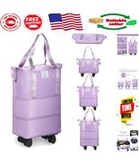 Durable Expandable Carry-On Duffle with 360 Wheels - Perfect for Weekend... - $1,032.17 MXN