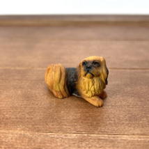 Miniature Hand-Painted Resin Pekingese Dog Figurine - $9.99