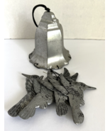 Vintage Aluminum or Pewter Hummingbird Windchime Vintage  NCE Dated 1992 - $27.37 CAD