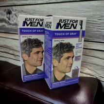 2x Just for Men Touch of Gray T-35 Medium Brown Comb-In Hair Color Kit NEW - £17.71 GBP