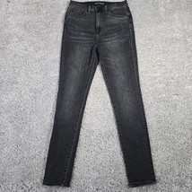 Denim Form Jeans Womens 27 Black The Lola High Rise Skinny Stretch - $39.95