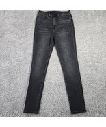 Denim Form Jeans Womens 27 Black The Lola High Rise Skinny Stretch - $39.95