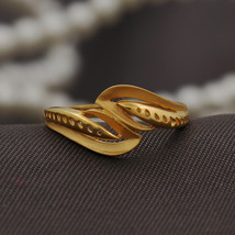 22k Seal Genuine Gold Statement Ring Size US 6.5 Spinster Free Shipping Jewelry - £317.64 GBP