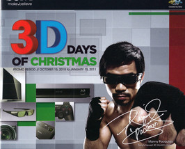 Manny Pacquiao Endorses Sony World Brochure Philippines - £1.55 GBP