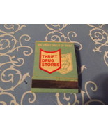 Thrift Drug Advertising Front Strike Used Match Book -Vintage - $10.84 CAD
