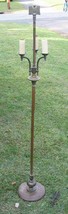 Original Antique Colonial Brass Floor Lamp 3-Arm Eagle - £123.56 GBP