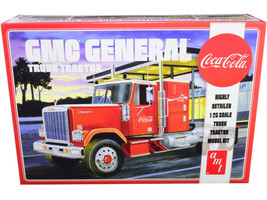Skill 3 Model Kit GMC General Truck Tractor Coca-Cola 1/25 Scale Model AMT - £54.90 GBP