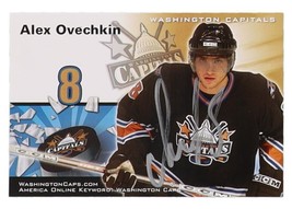 Alexander Ovechkin - Firmado 4x6 Washington Capitals Foto JSA - £108.87 GBP