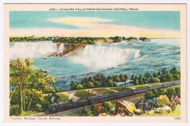 Postcard Niagara Falls From Michigan Central Railway Train - $3.95