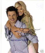 JESSICA SIMPSON and NICK LACHEY SIGNED AUTOGRAPHED 8x10 RP PHOTO - £14.89 GBP