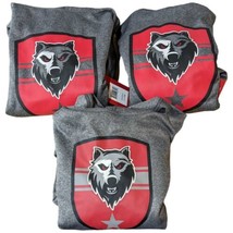 Kids Athletic Sports Hoodie Wolf Sweatshirt Youth Size Large Gray Wolves (3) - £51.73 GBP