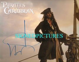 Johnny Depp Signed Rp Photo Pirates Capt Jack Sparrow - £10.92 GBP