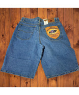 Vintage J. D. Dungarees Jean Shorts Relaxed Fit Mens Size 36 Blue NWT De... - $599.74 MXN