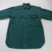 Eddie Bauer Women's Green Cotton Long Sleeve Heavyweight Shirt Size Small  image 11