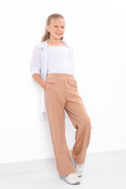 Plaid Culottes for Girls – Elastic Waistband, Wide Fit &amp; Soft Jersey, Pe... - $30.09+