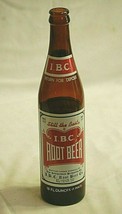 Vintage Hocking I.B.C. Root Beer Beverages Soda Pop Bottle Brown Glass 1... - $14.84