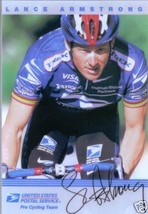 Lance Armstrong Signed Autographed 6x9 Rp Photo Olympic - £11.18 GBP