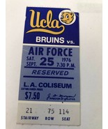 VTG 1976 UCLA Bruins vs Air Force Football Ticket Sept 25 L.A. Coliseum - £14.24 GBP
