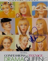 Lindsay Lohan Autographed 8x10 Rp Photo Many Faces Confessions Of A Drama Queen - £15.97 GBP