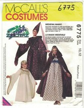McCall&#39;s Medieval Princess, Queen, Maid Marian Costume Pattern Girls Size 10 12 - £9.39 GBP