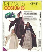 McCall&#39;s Medieval Princess, Queen, Maid Marian Costume Pattern Girls Siz... - £9.28 GBP
