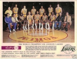 LOS ANGELES LAKERS 1980 CHAMPIONSHIP TEAM SIGNED PHOTO - £17.32 GBP