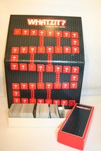 Whatzit Game Replacement Red Black Game Board &amp; Cards Milton Bradley 1987 VTG - £24.01 GBP