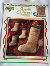 Color Charts Angelic Christmas counted cross stitch book - $7.60