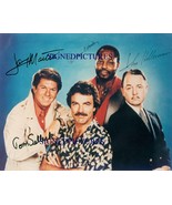 MAGNUM PI CAST SIGNED AUTOGRAPHED AUTOGRAPH RP 8x10 PHOTO ALL 4 TOM SELL... - £15.71 GBP