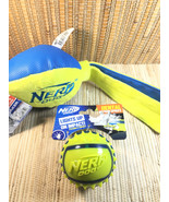 Nerf Spike LED Light Up Ball Dog &amp; Squeaker Launcher Toy Set - £19.54 GBP