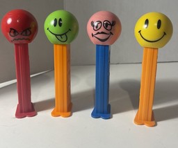 Pez Dispensers Funky Faces - Set Of 4 - £6.03 GBP