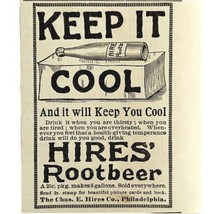 Hires Root Beer Soda Pop 1894 Advertisement Victorian Keep It Cool ADBN1mm - £15.93 GBP